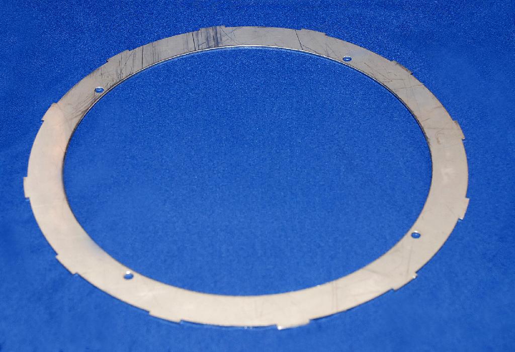 (135758-12OS) Metal Backing Plate - Floppy Drive Ring