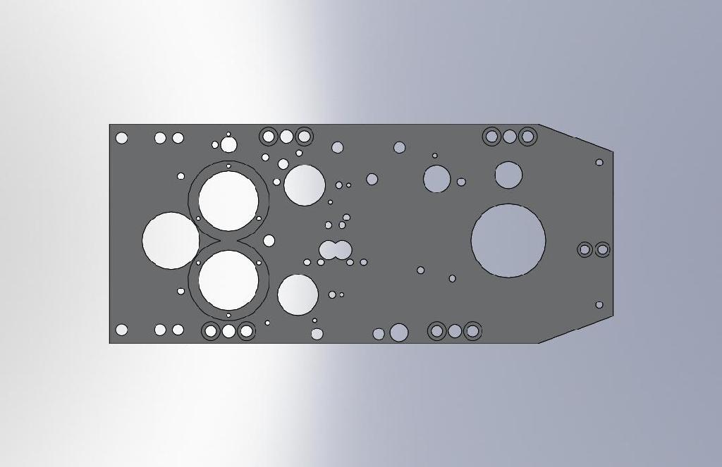 Colorhead Side Plate- 470 LH Front