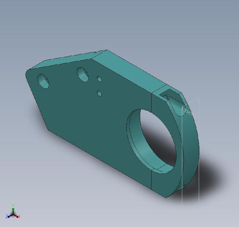 Bracket End - 608 Ink Fountain (LH)