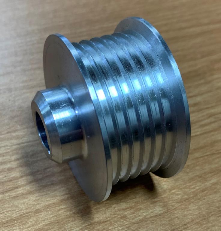 Spinner Pulley (Modified w/ grooves to fit automo)