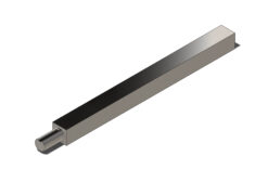 (20100912) FEEDER DRIVE SHAFT (SQUARE) - KASE SIDEWALL (24" LONG)