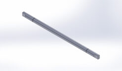 (20100292) SHAFT - METAL IDLER ROLLER (KASE)